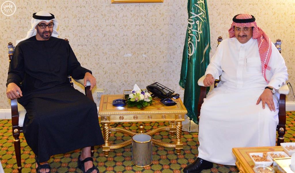 الامير محمد بن نايف والشيخ محمد بن زايد