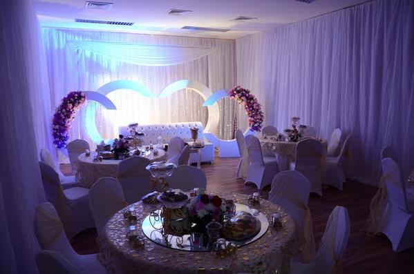 تجهيزات فاخرة في احتفال 