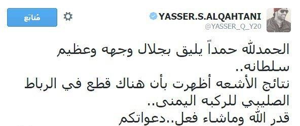التغريدة