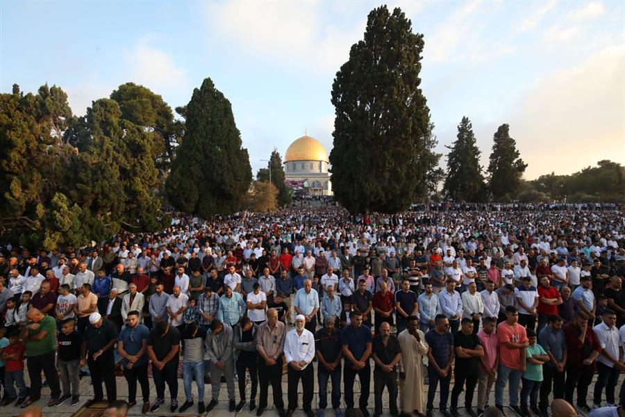 صلاة العيد في المسجد الأقصى صلاة العيد في المسجد الأقصى