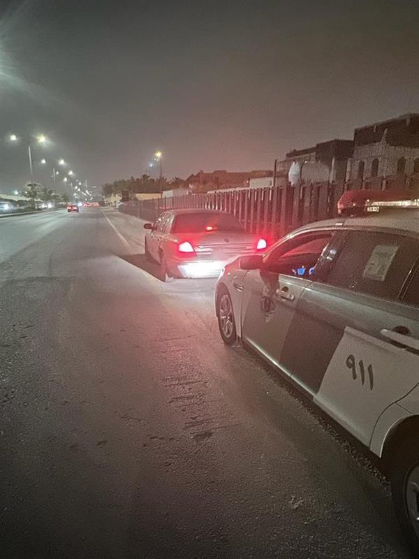 المركبة المخالفة