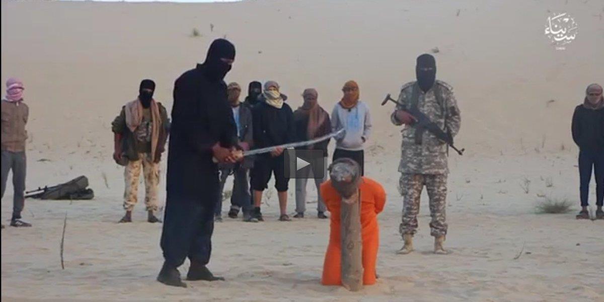 داعش يذبح مصريين بسيناء بتهمة ممارسة السحر