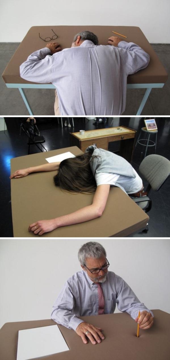 مكاتب اسفنجية تساعد على الاسترخاء