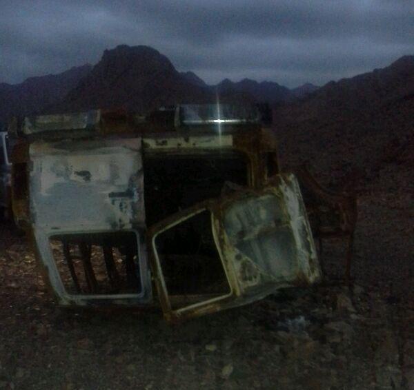 السيارات بعد حرقها