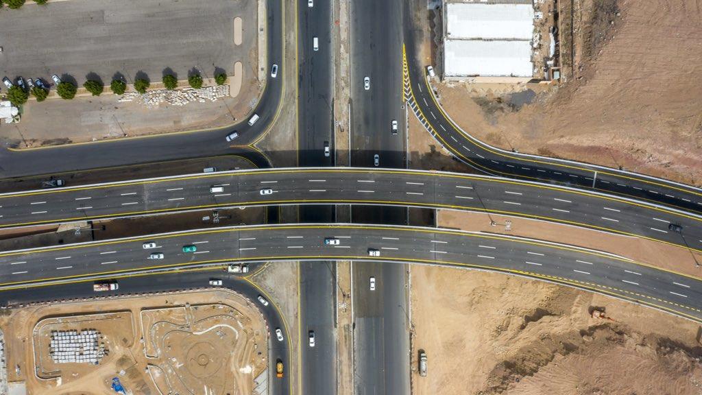 أخبار 24 بالصور تدشين الخدمة المرورية في جسر تقاطع الإمام م سلم مع طريق الأمير نايف بالمدينة