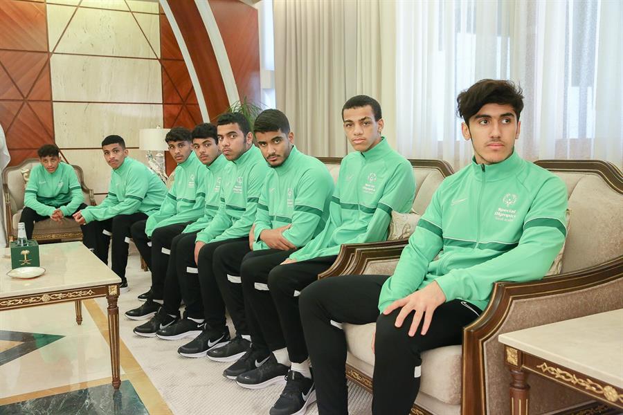 أمير الشرقية يستقبل المنتخب السعودي للأولمبياد الخاص