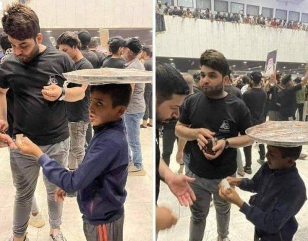 أرزّ وشاي وبطيخ: مناصرو الصدر يفترشون أروقة البرلمان العراقي