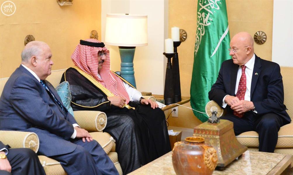 سمو ولي العهد يستقبل مدير جهاز الاستخبارات الأمريكية