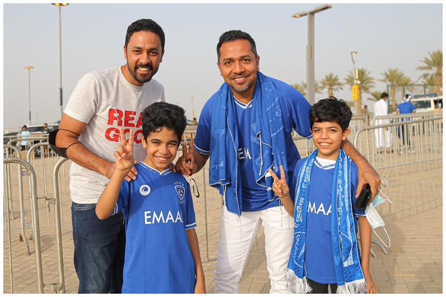 جانب من توافد الجماهير لملعب نهائي الكأس 