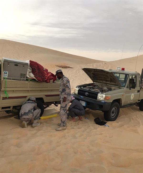 لحظة عثور رجال 