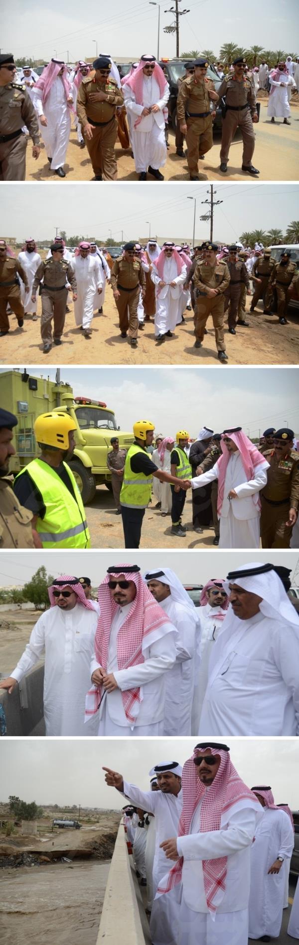 الأمير فيصل بن خالد يزور سد تبالة