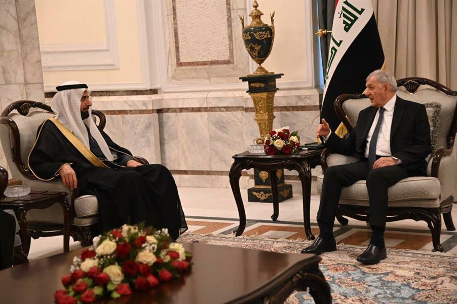 الرئيس العراقي يلتقي وزير الحج والعمرة 
