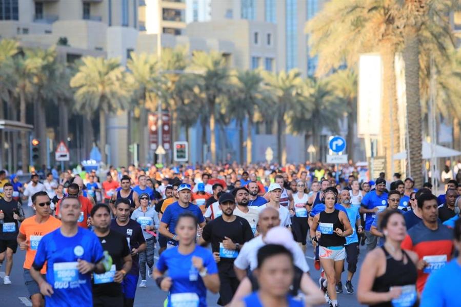 جانب من السباق