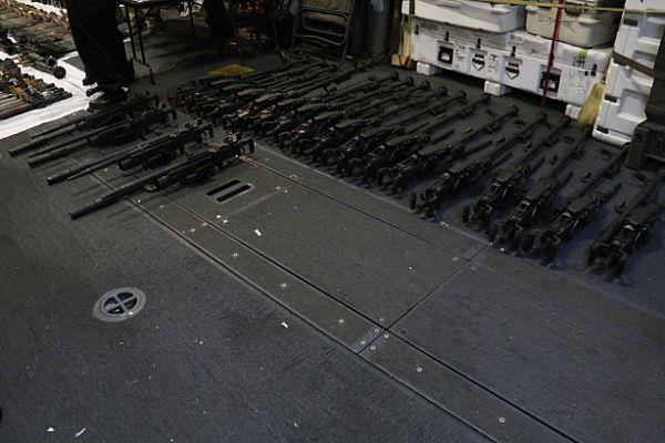 ضبط ثالث شحنة أسلحة مهربة 