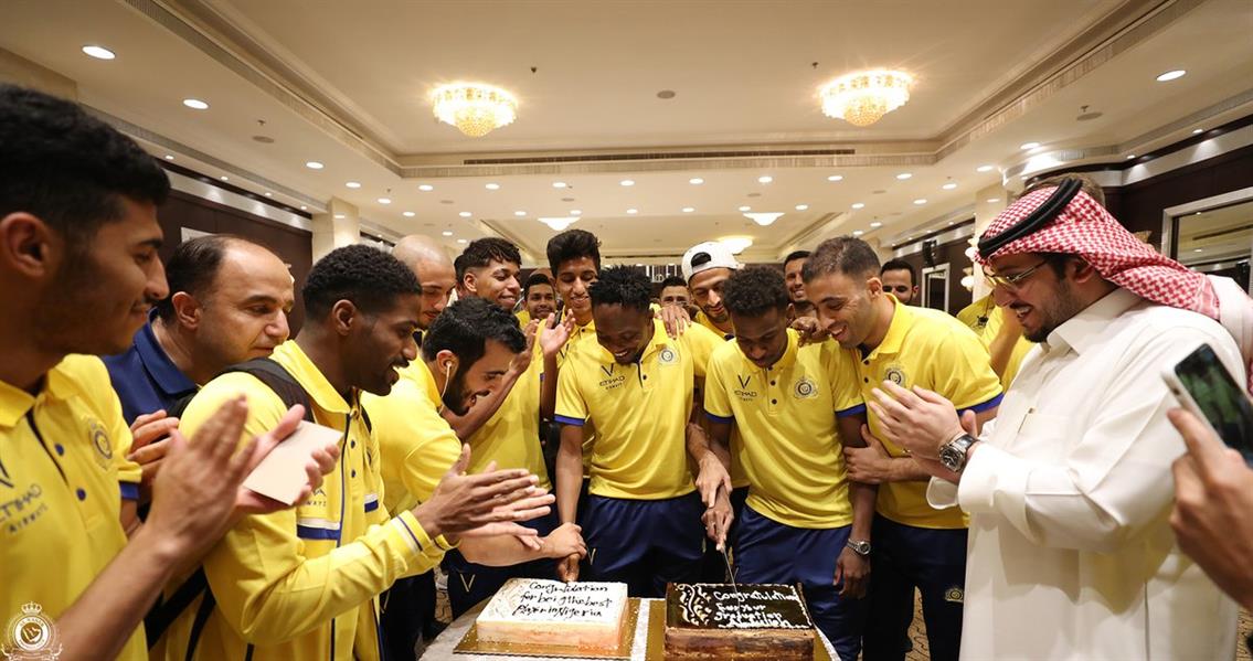 النصر يحتفل بـ«نجومية» موسى و«بكالوريوس» الخيبري النصر يحتفل بـ«نجومية» موسى و«بكالوريوس» الخيبري