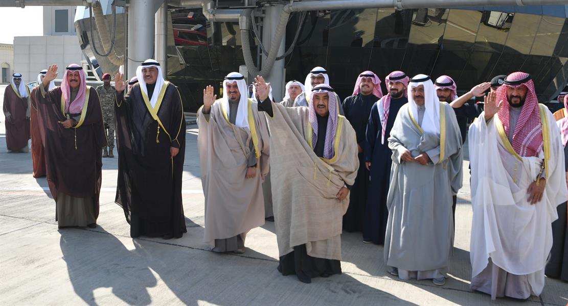 أمير الكويت يغادر إلى إيطاليا في زيارة خاصة 