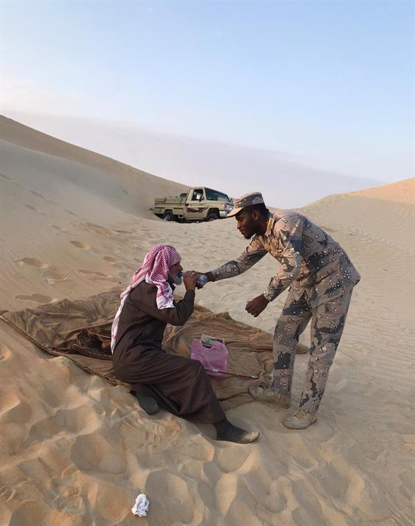 لحظة عثور رجال 