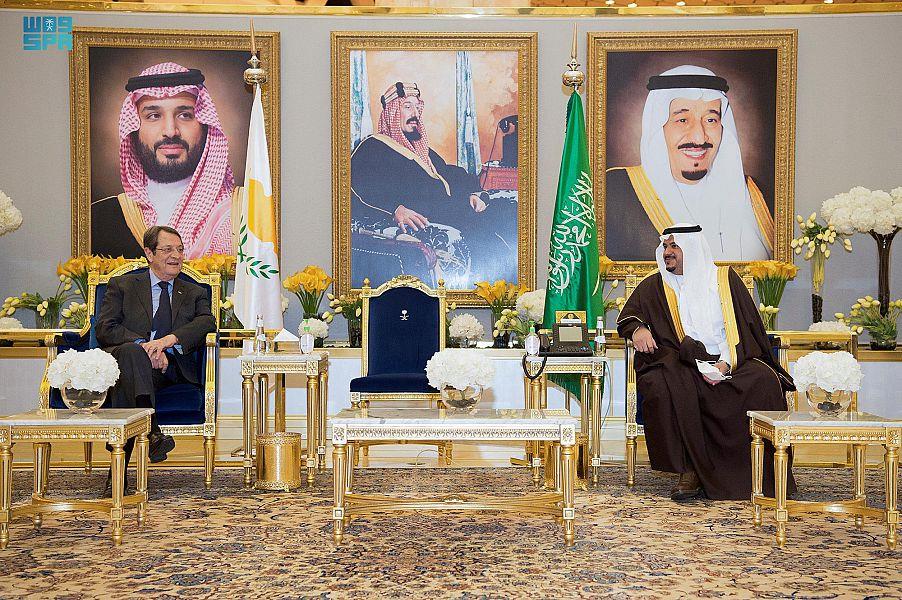 رئيس جمهورية قبرص يصل الرياض