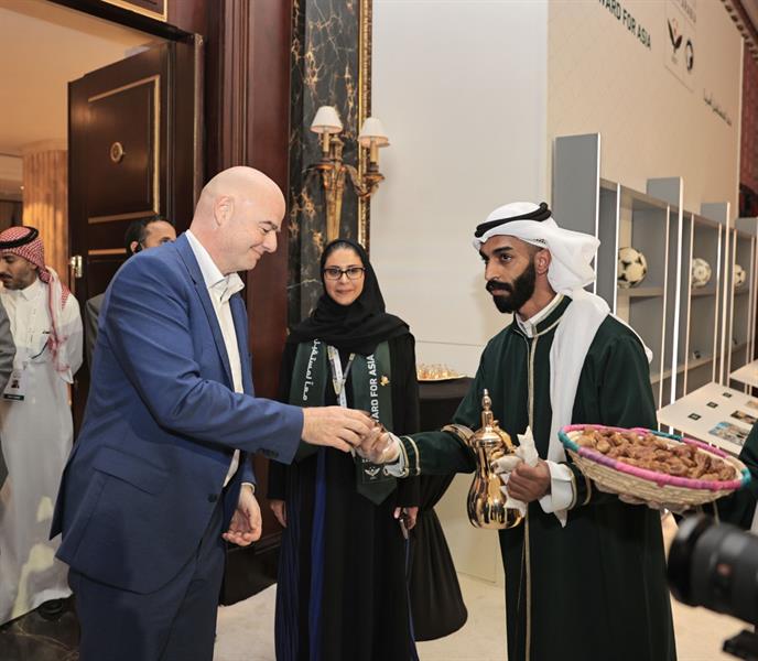 إنفانتينو يزور البيت السعودي في إنفانتينو يزور البيت السعودي في