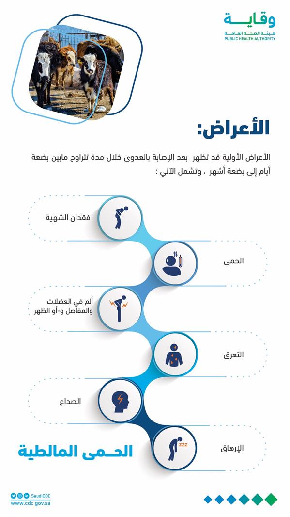 أعراض الحمى المالطية