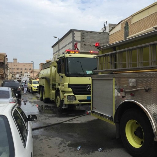 اختناق 5 في حريق شقة سكنية بالدمام