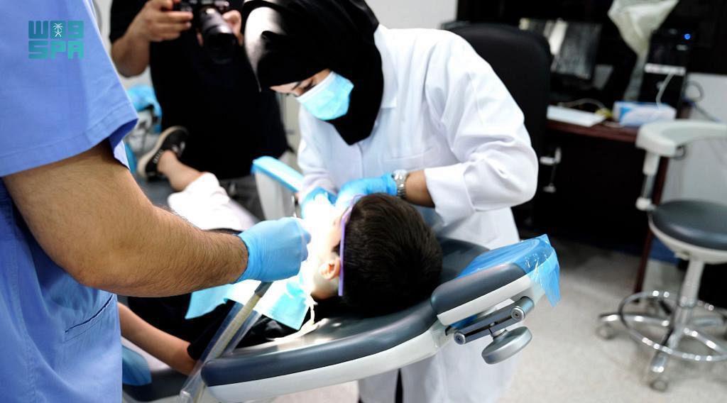 فريق طبي بجامعة طيبة يجري 15 جراحة لأطفال مصابين بحالات الشفة الأرنبية وتشوهات سقف الحلق فريق طبي بجامعة طيبة يجري 15 جراحة لأطفال مصابين بحالات الشفة الأرنبية وتشوهات سقف الحلق