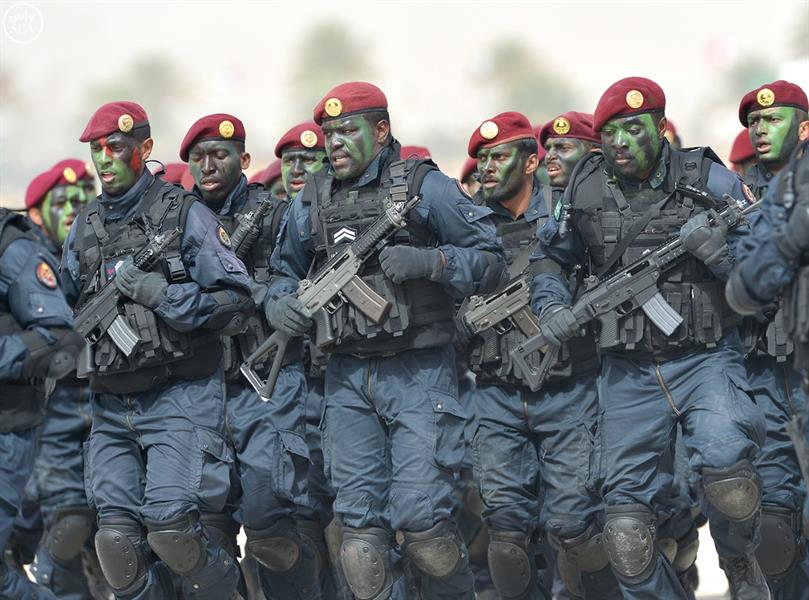 لقطات مميزة من العرض العسكري الختامي لتمرين رعد الشمال