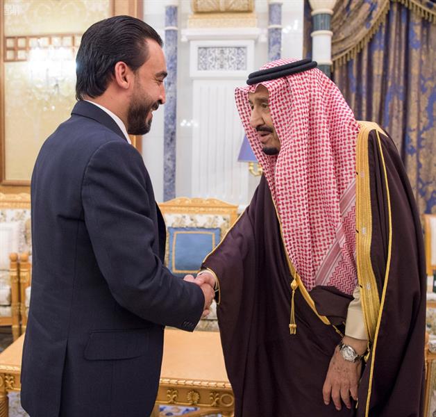 خادم الحرمين يستقبل رئيس مجلس النواب العراقي وعدداً من أعضاء المجلس