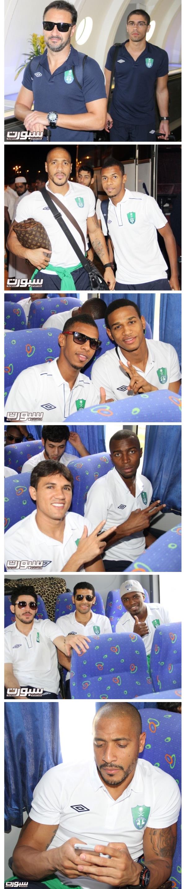 بعثة الاهلي تصل إلى الإمارات