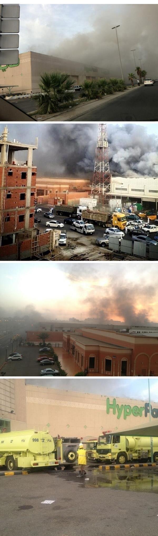 صور من الحريق