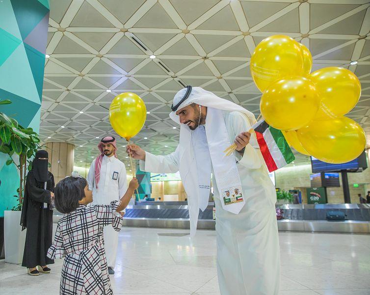 مطارات المملكة تحتفل باليوم الوطني الكويتي الـ 59