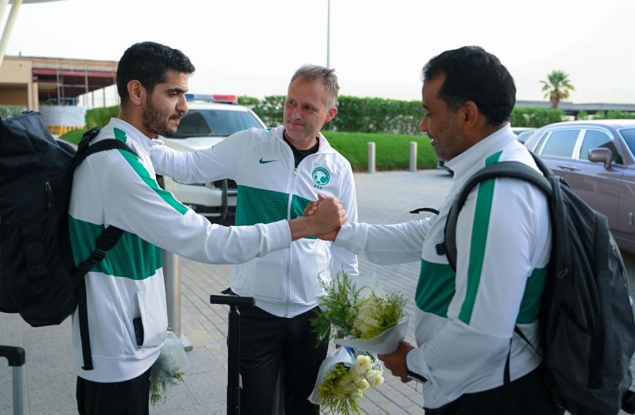 وصول المنتخب الأولمبي إلى الرياض حاملاً كأس آسيا 