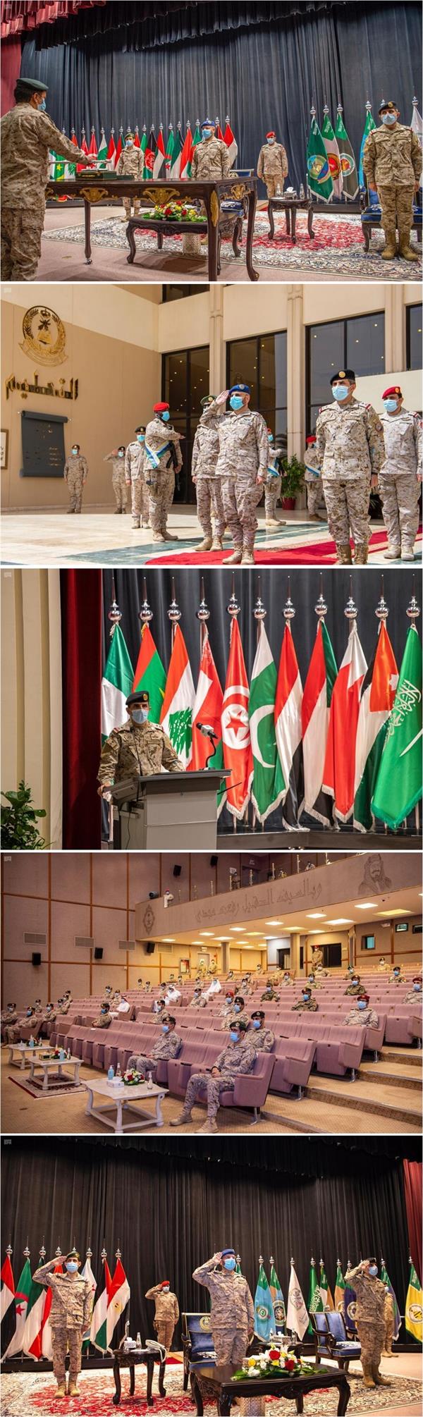 حفل تخريج دورة الحرب 11 ودورة القيادة والأركان 46