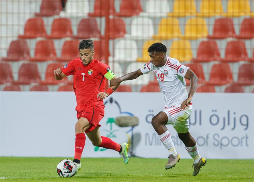 الإمارات تخطف تعادلاً قاتلاً أمام الأردن في كأس العرب تحت 20 عامًا الإمارات تخطف تعادلاً قاتلاً أمام الأردن في كأس العرب تحت 20 عامًا