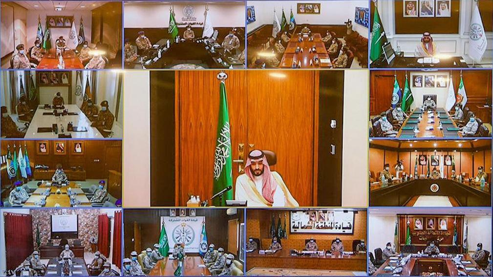 ولي العهد يعايد منسوبي وزارة الدفاع بمناسبة حلول عيد الفطر