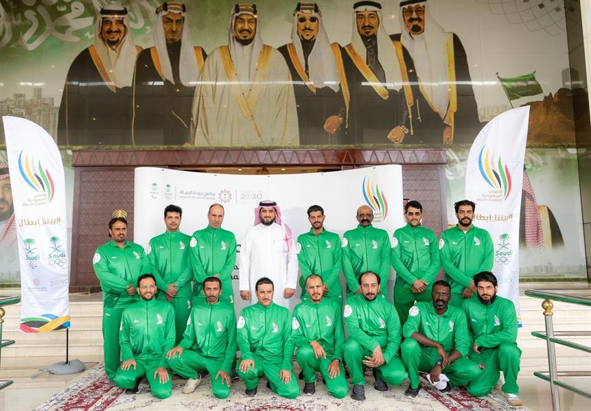 الباحة تستقبل شعلة الألعاب الأولمبية السعودية الباحة تستقبل شعلة الألعاب الأولمبية السعودية