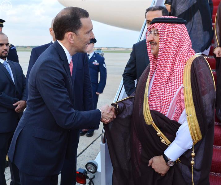 ولي العهد يصل إلى الولايات المتحدة الأمريكية