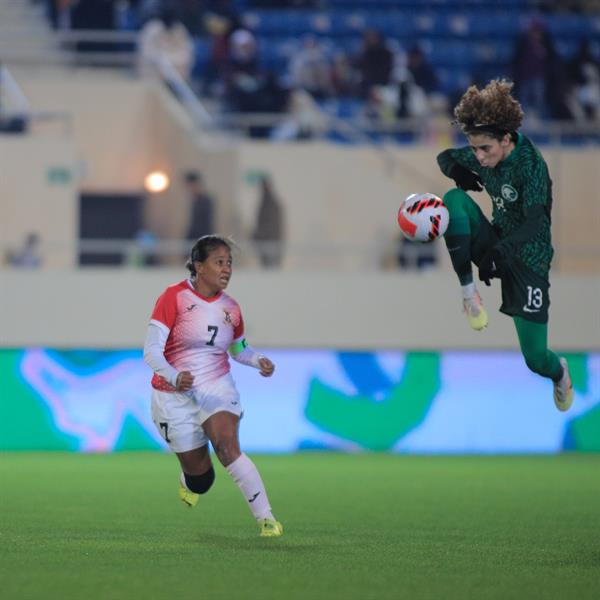 أخضر السيدات يتخطى موريشيوس بهدف في البطولة الودية الدولية (صور)