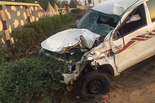 بالصور.. مصرع وإصابة 10 درّاجين بينهم أطفال من فريق اليرموك على طريق أبوعريش