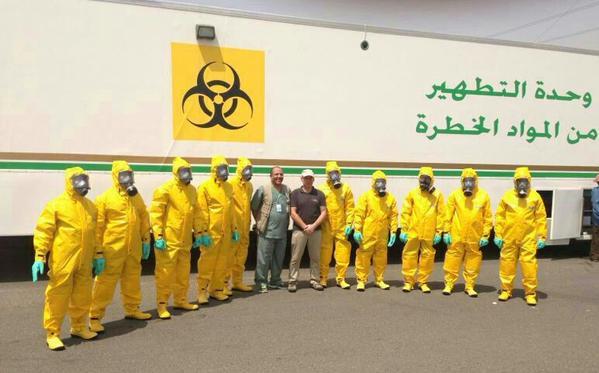 وزارة الصحة تدشن اكبر وحدة متنقلة لتطهير المواد الكيماوية بالشرق الاوسط