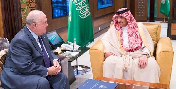 بالصور.. ولي العهد يستقبل سفير الولايات المتحدة الأمريكية لدى المملكة