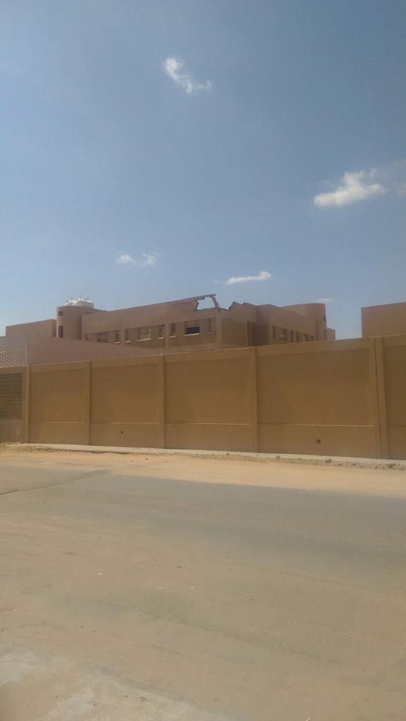 مقذوف حوثي يستهدف مدرسة بنجران