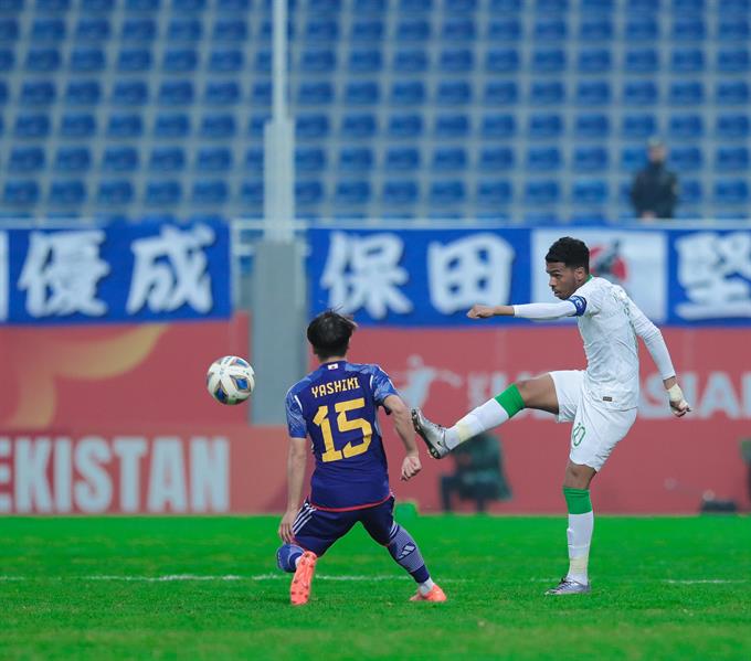 أخضر تحت 20 عامًا يخسر بثنائية أمام اليابان أخضر تحت 20 عامًا يخسر بثنائية أمام اليابان