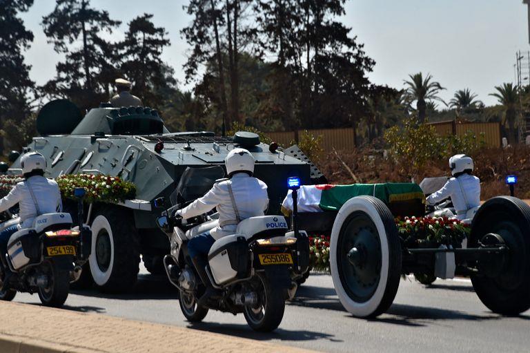 الموكب الجنائزي للرئيس الراحل عبد العزيز بوتفليقة