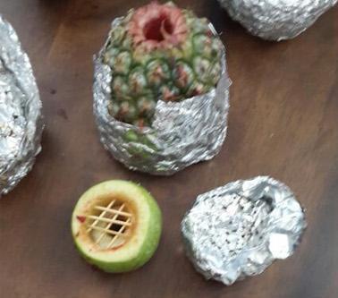 معسل داخل الفواكه