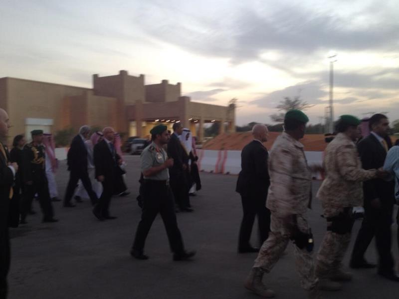 الرئيس الأمريكي باراك أوباما يصل إلى الرياض