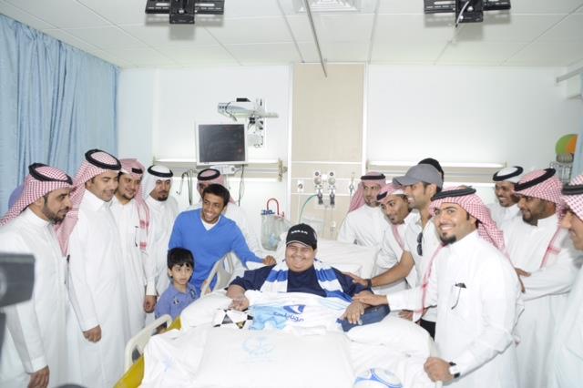 القحطاني والشلهوب يحققان أمنية مريض السمنة