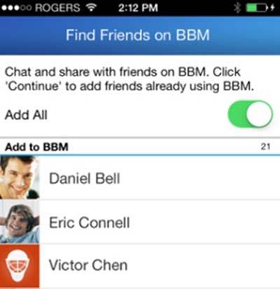 صورة لإضافة الاصدقاء