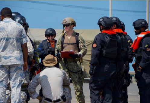 جانب من التدريب