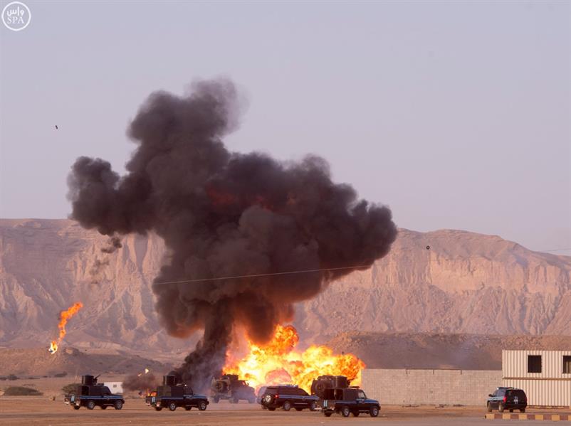 ولي العهد يرعى فعاليات التمرين التعبوي لقوات الطوارئ الخاصة صولة الحق 8